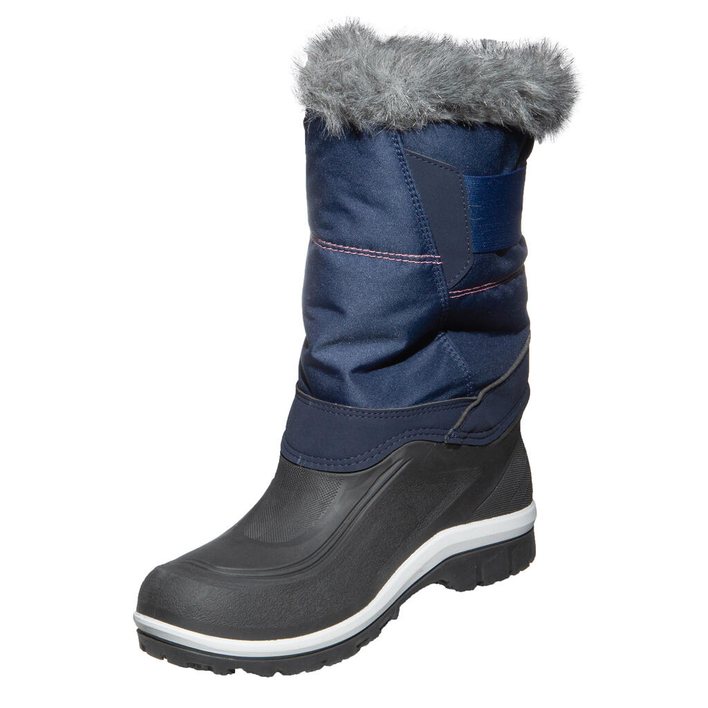 Women's Warm Waterproof High Snow Boots SH500 X-Warm