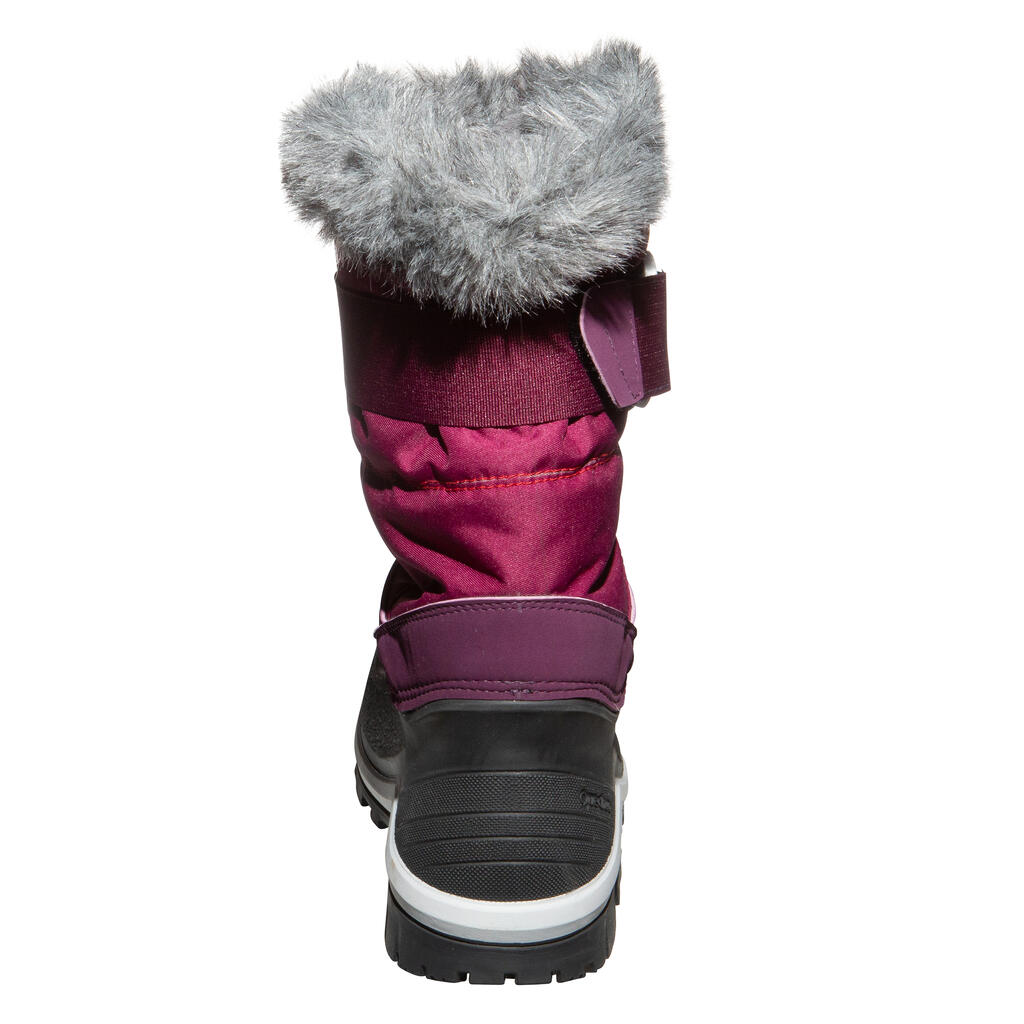 Women's Warm Waterproof High Snow Boots SH500 X-Warm