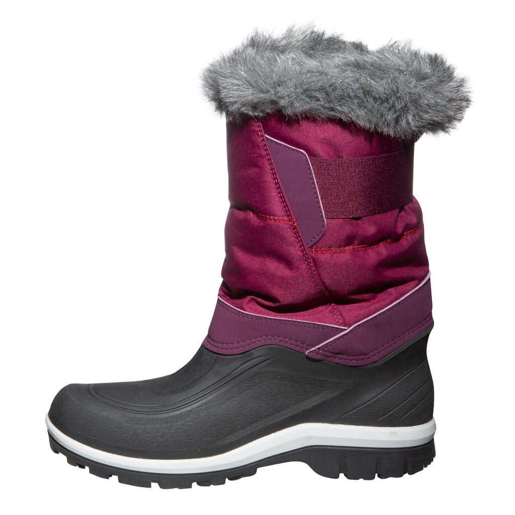 Women's Warm Waterproof High Snow Boots SH500 X-Warm