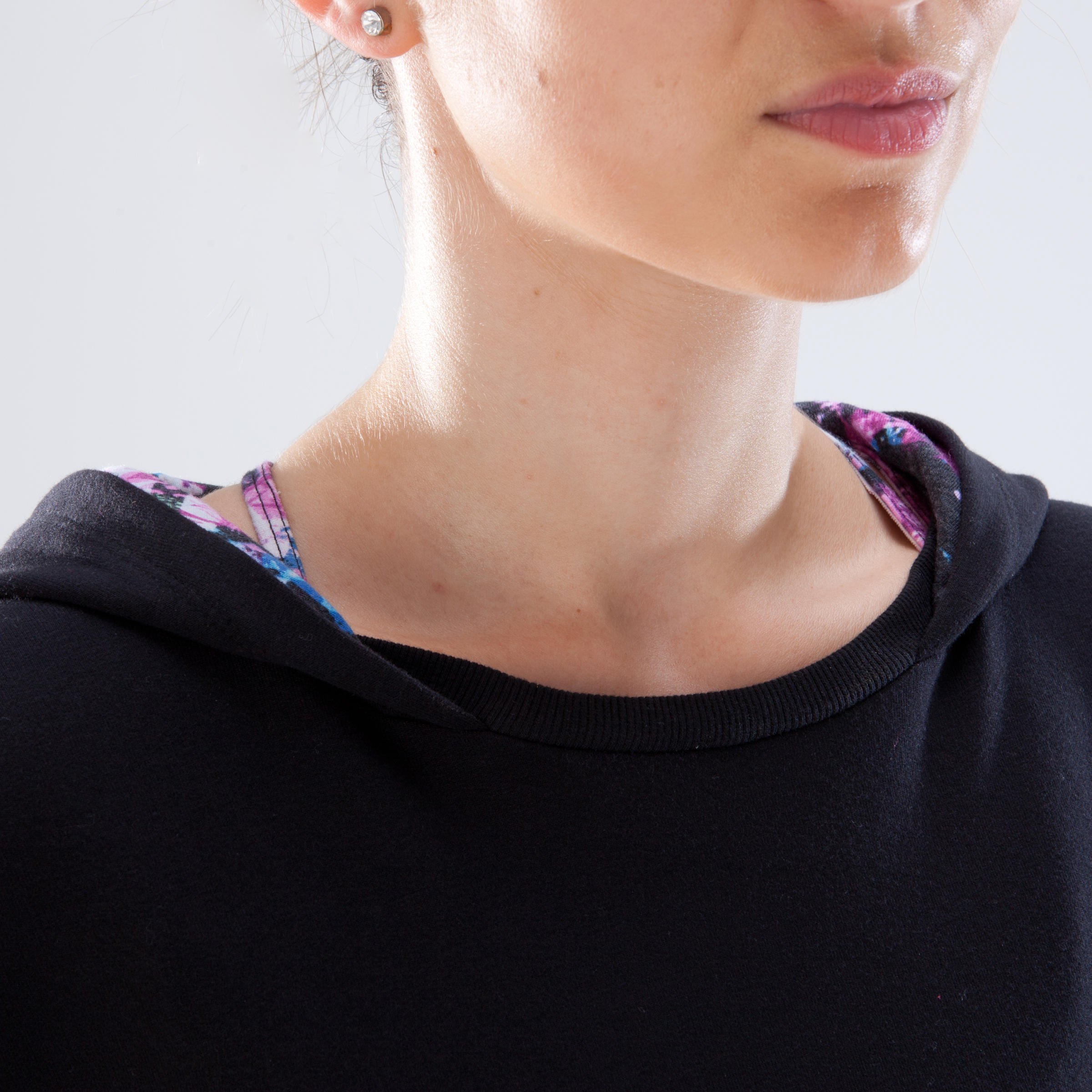 

Women's Hooded Dance Sweatshirt - Black