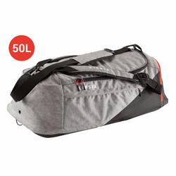 Sac de sport Away 50 litres gris clair rouge