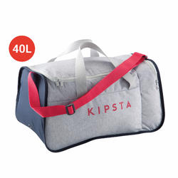 Sac de sports collectifs Kipocket 40 litres gris rose