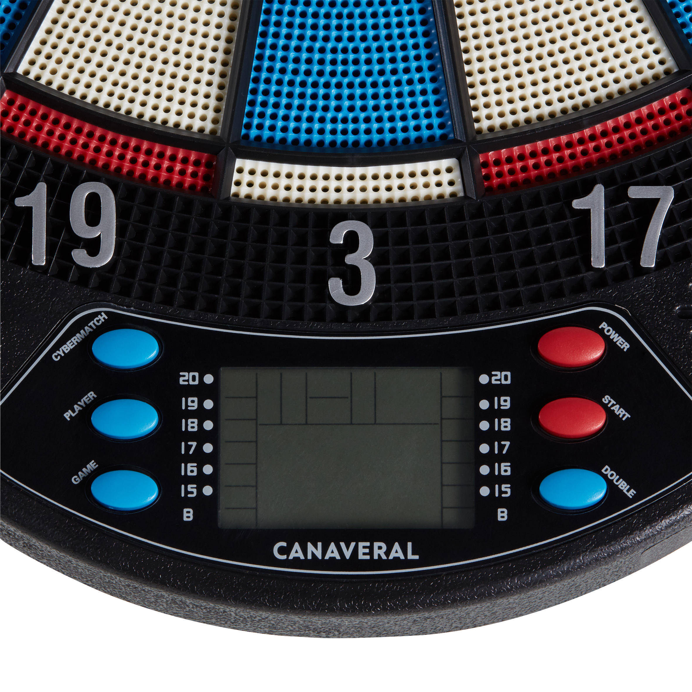 Darts Board ED110 Soft Electronic Plastip Black and Blue 6 Darts included -  3