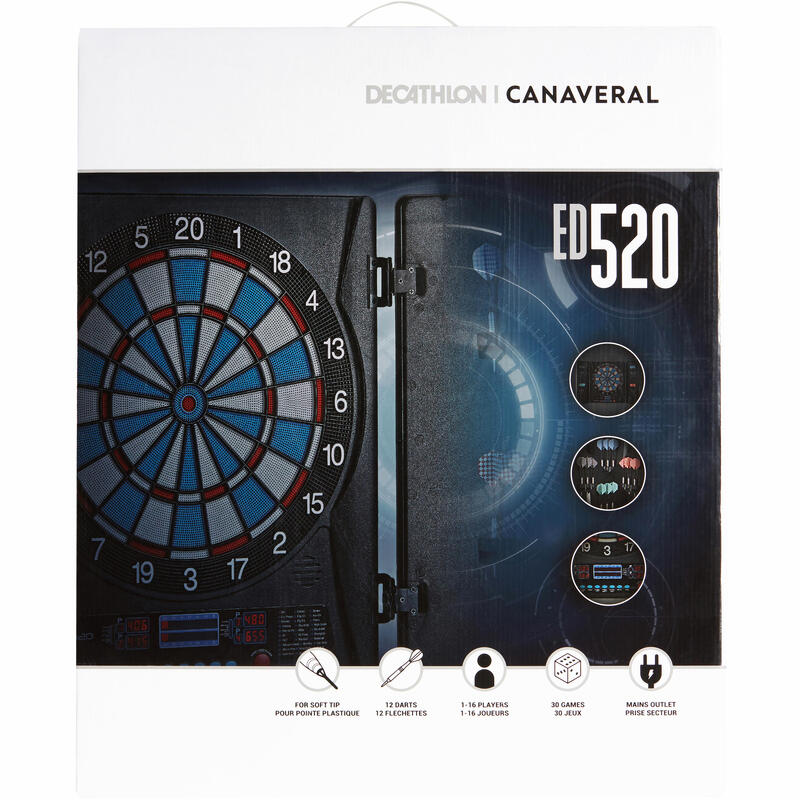 Céltábla dartshoz ED520-as, elektronikus