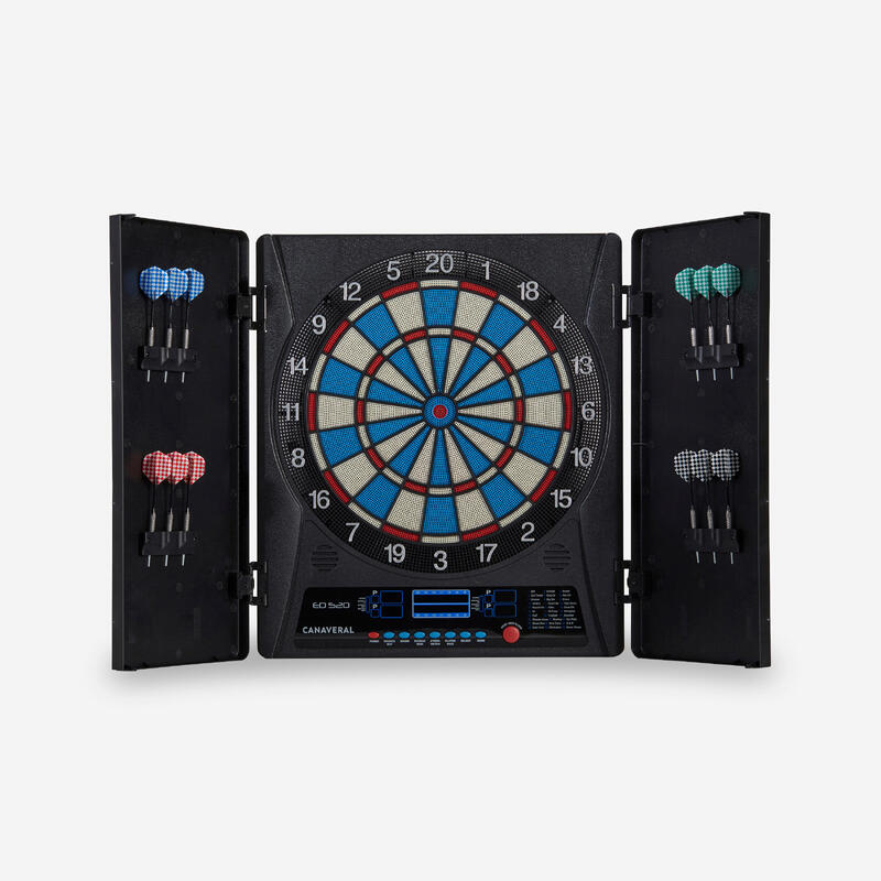 Elektronische Dartscheibe - ED520 Softdart mit 12 Pfeilen