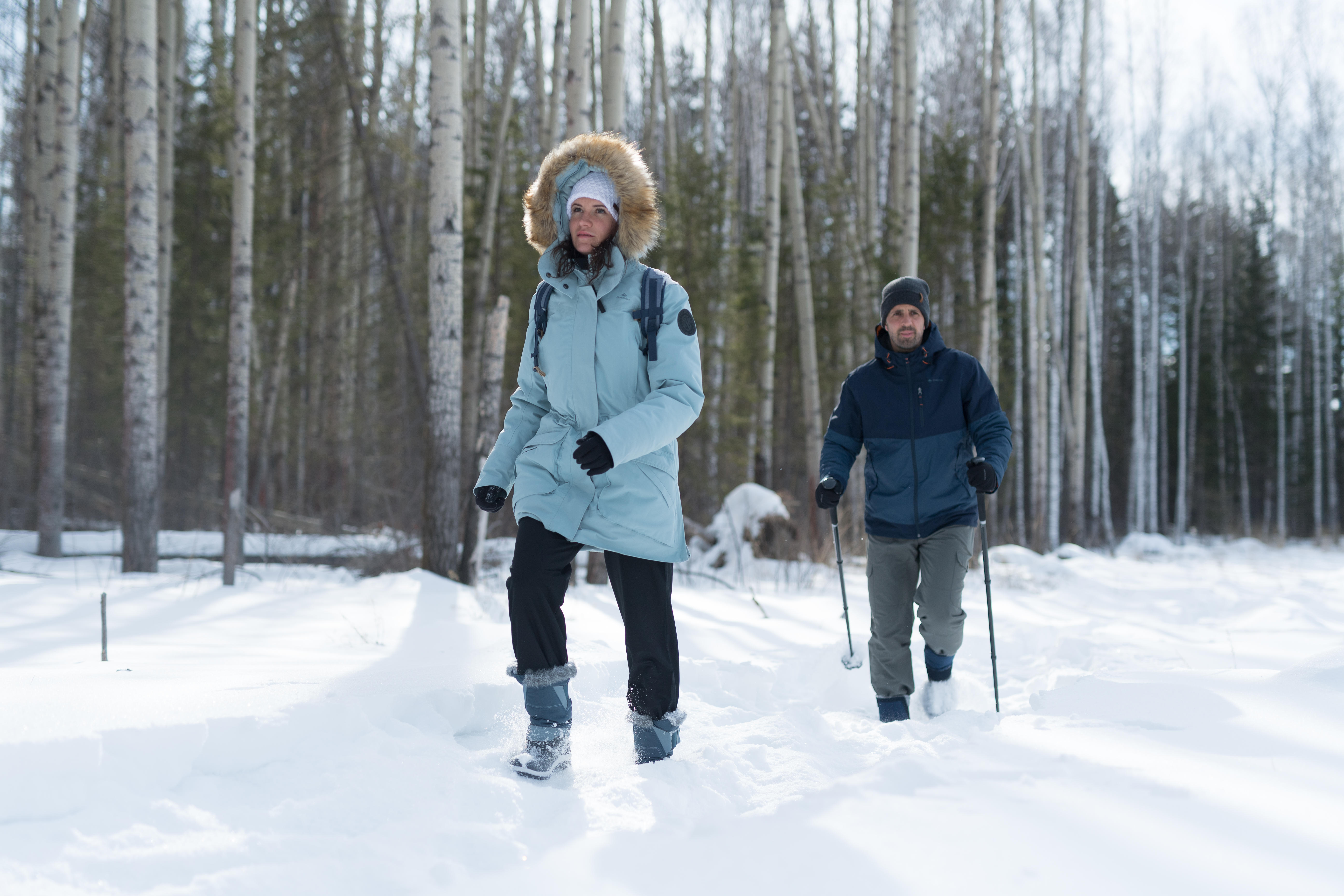

Women's warm Hiking Trousers SH100 ultra-warm - black -  By QUECHUA | Decathlon