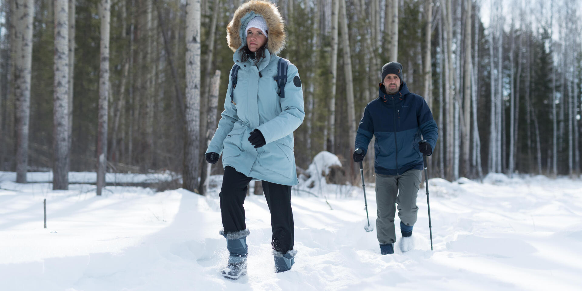 Hiking on snow: high or low boots?