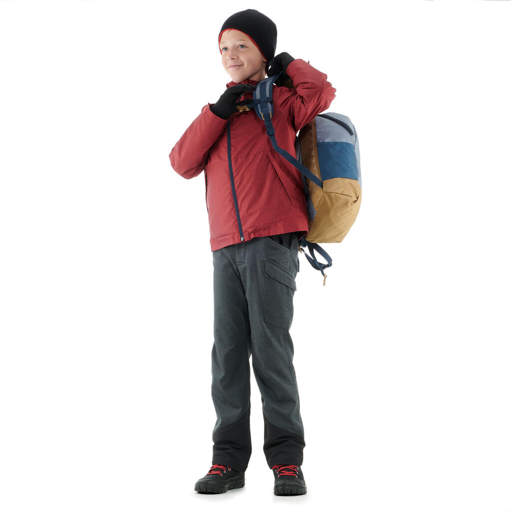 SH100 Warm Child's Snow Hiking Jacket-Red