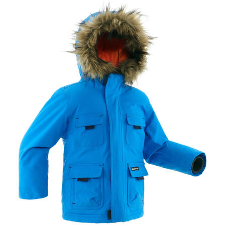 Дитяча куртка SH500 X-Warm для зимового туризму - Синя