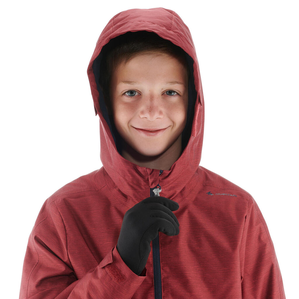 SH100 Warm Child's Snow Hiking Jacket-Red