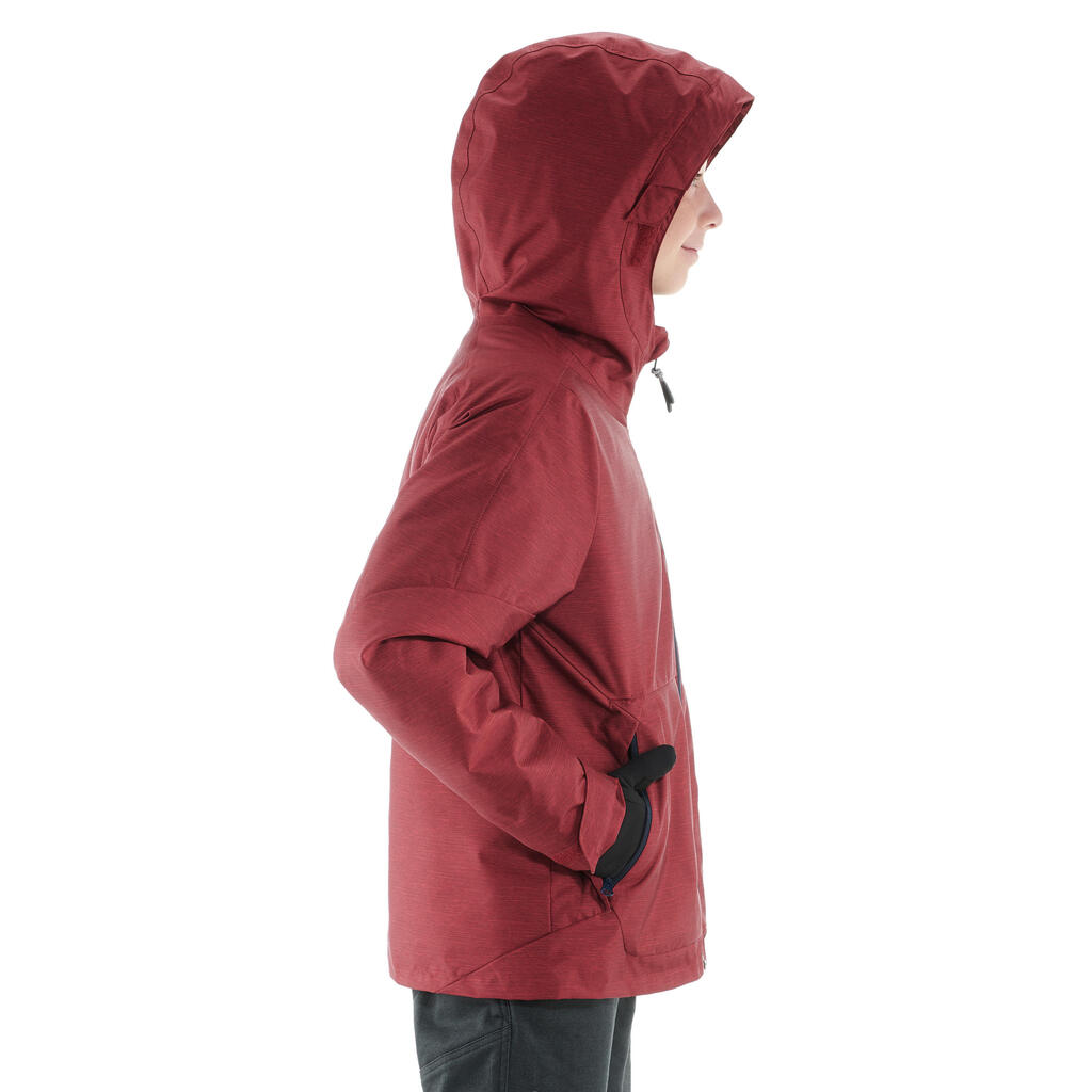 SH100 Warm Child's Snow Hiking Jacket-Red