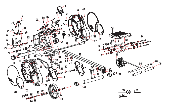 FRO 120 parts diagram