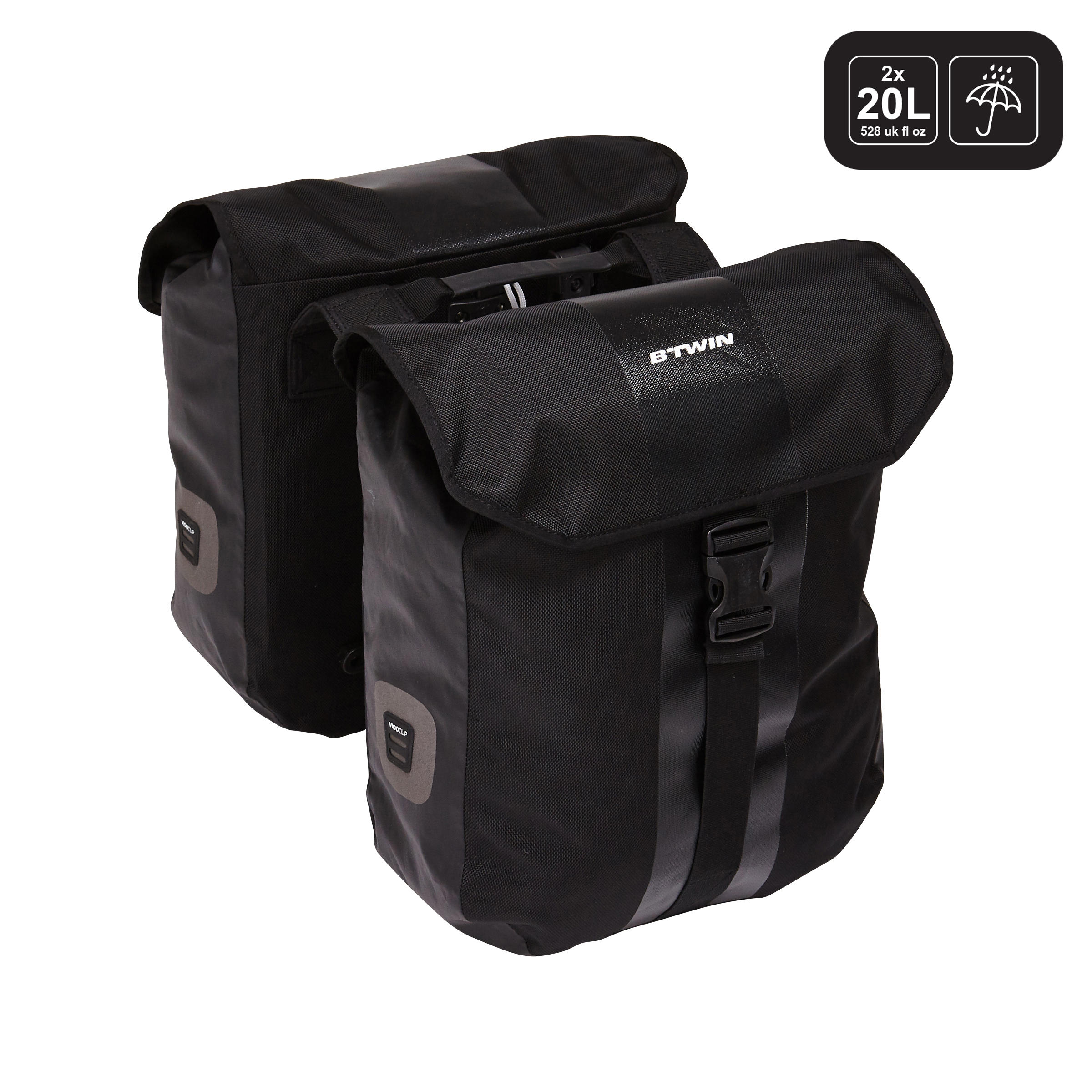 Fahrradtasche Gepäckträger Multifunktional Packtaschen Wasserdicht Satteltasche 