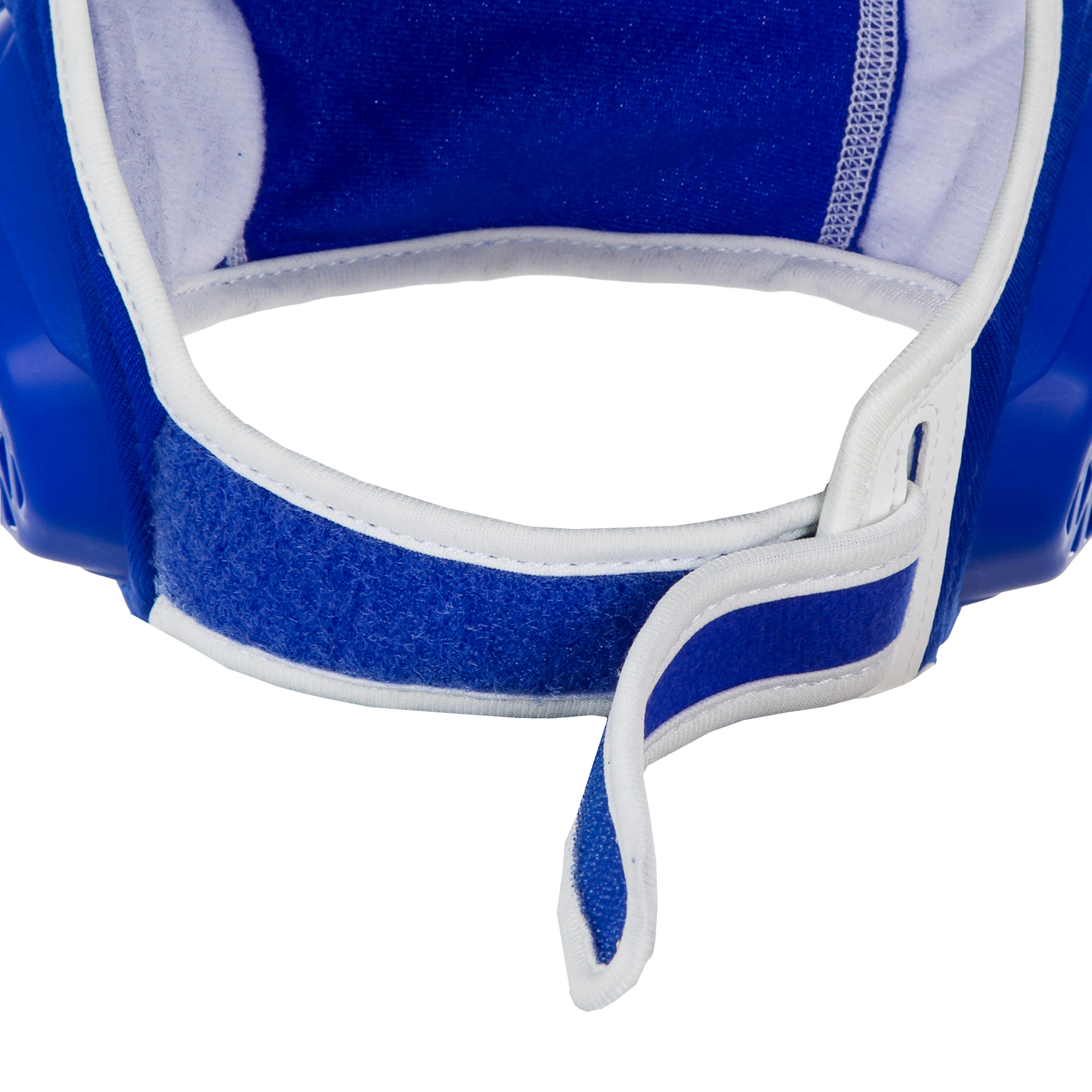 Junior Easyplay water polo cap with rip tabs - blue 6/6