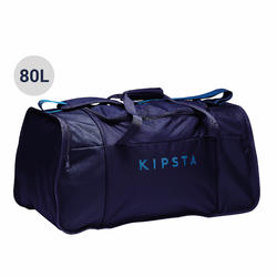 Sac de sports collectifs Kipocket 80 litres bleu noir bleu pétrole