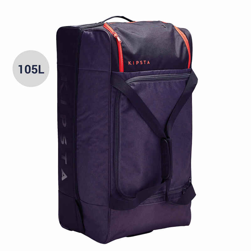 Classic 105L Rolling Bag - Grey/Red