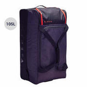 Športna torba na kolesih Classic 105 L – sivo-rdeča