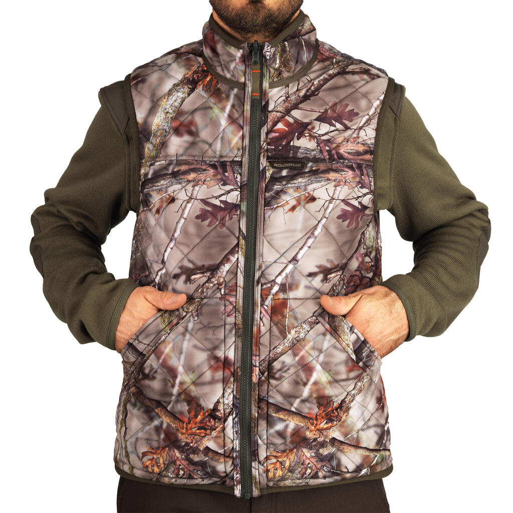 Reversible hunting waistcoat Treemetic/Treemetic 100 - neon