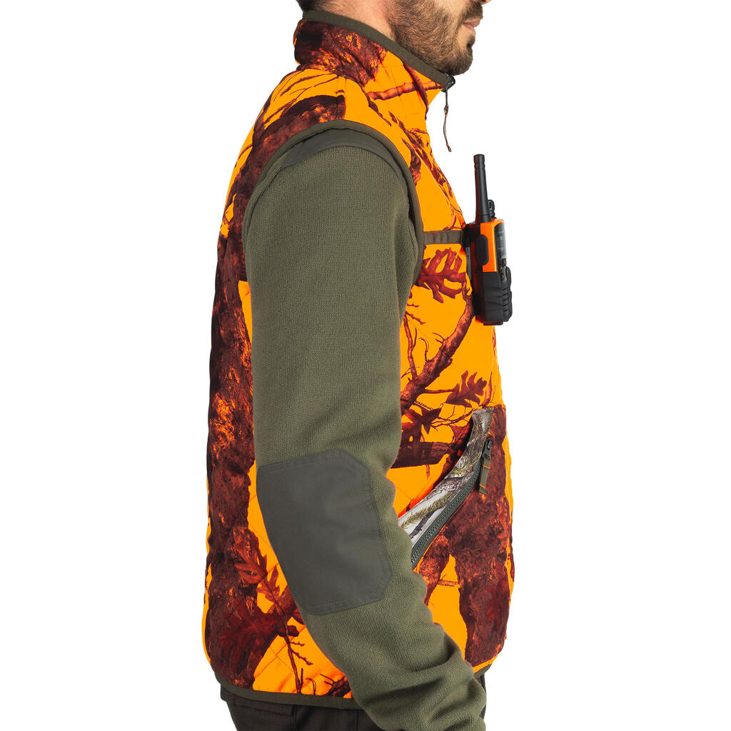 Reversible hunting waistcoat Treemetic/Treemetic 100 - neon