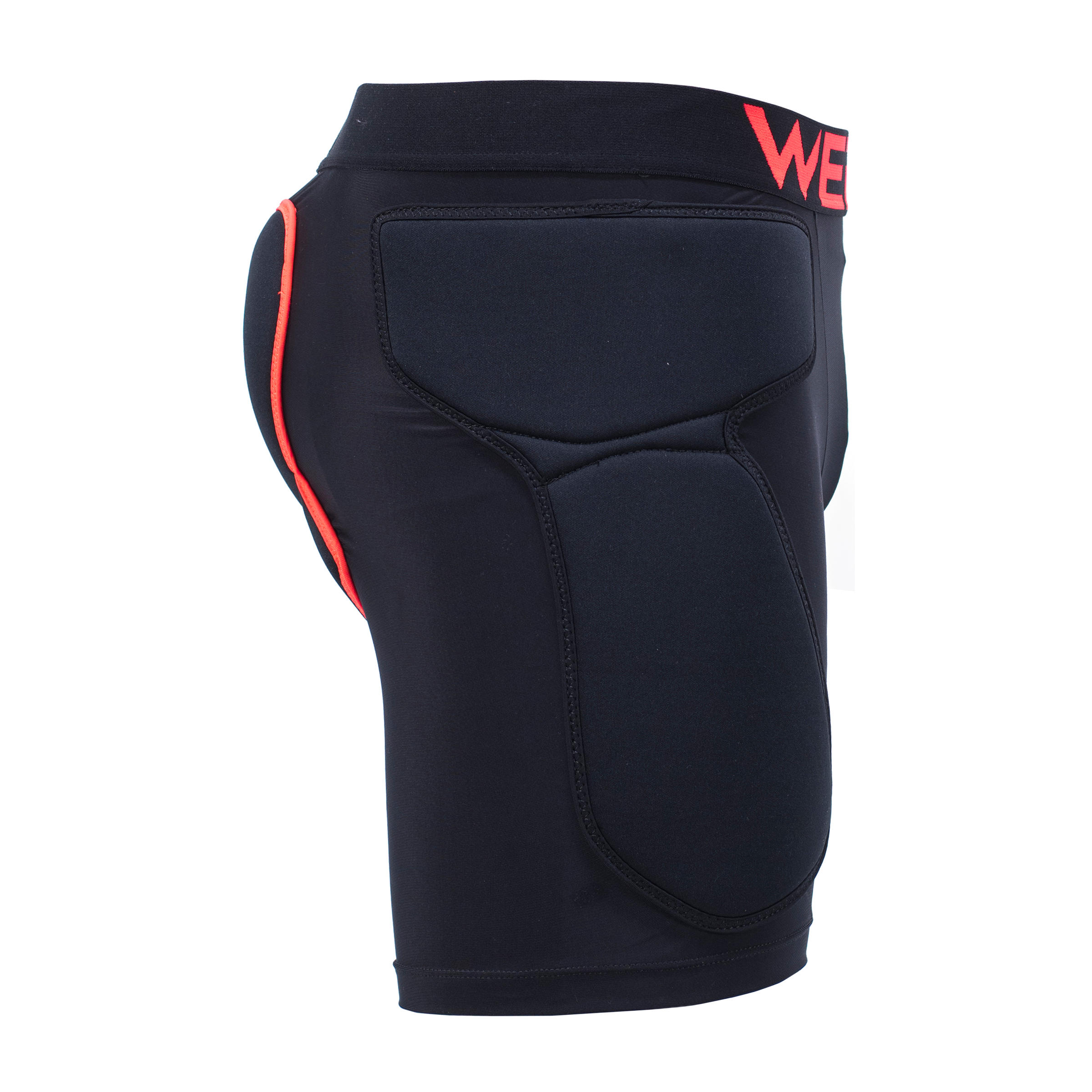Adult Skiing and Snowboarding Protection Shorts - Black 3/5