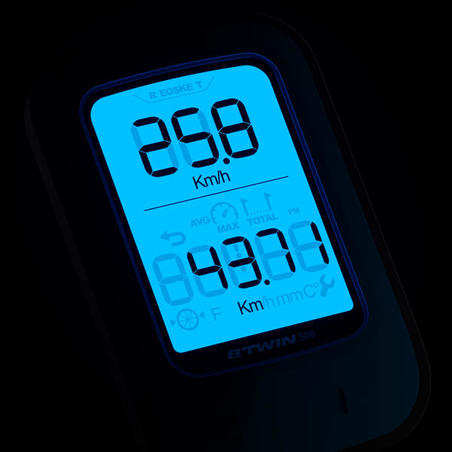 БЕСПРОВОДНОЙ СЧЕТЧИК ДЛЯ ВЕЛОСИПЕДА B'TWIN 500