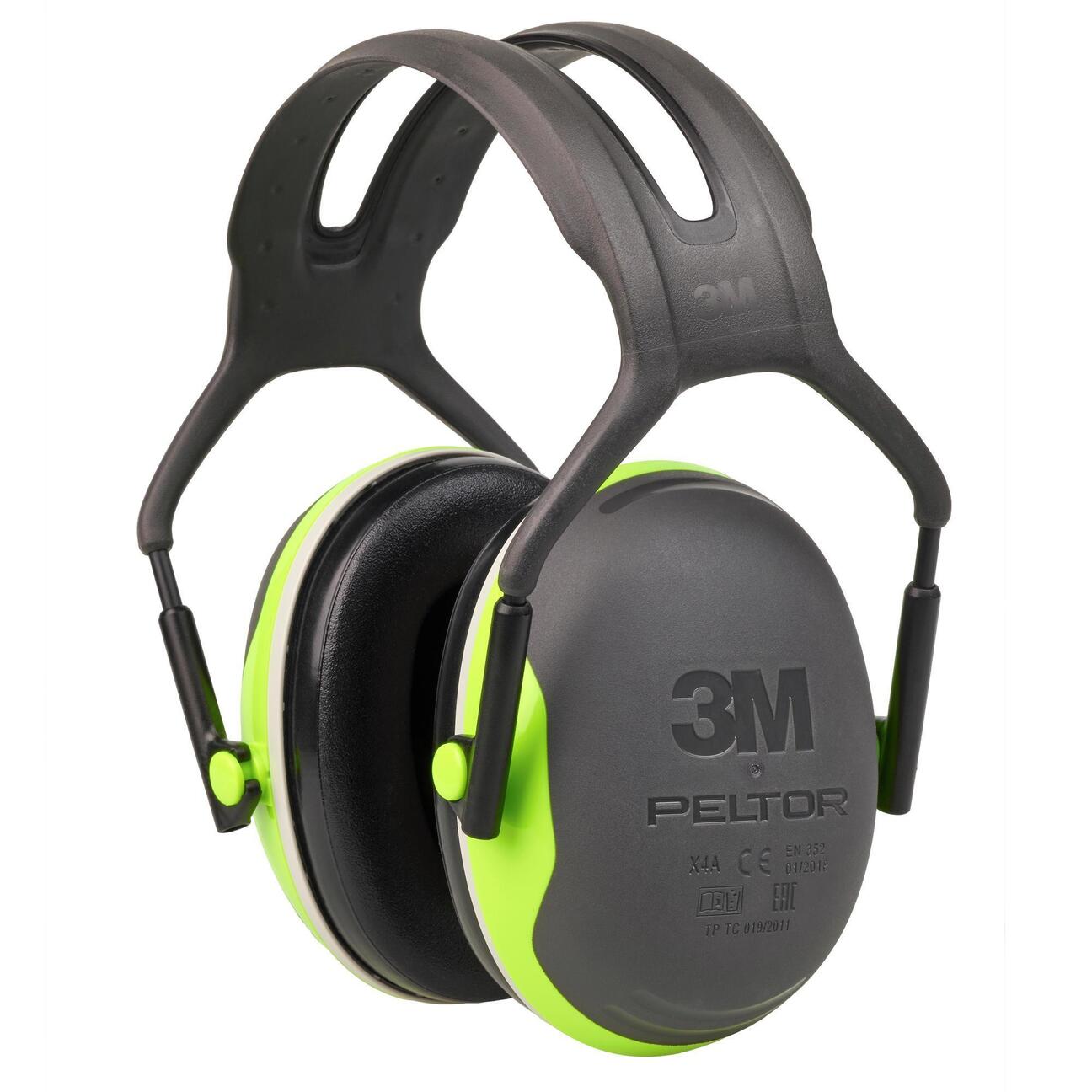 Peltor Casque Anti Bruit CASQUE ANTI BRUIT PELTOR X4A NOIR VERT Peltor | Decathlon