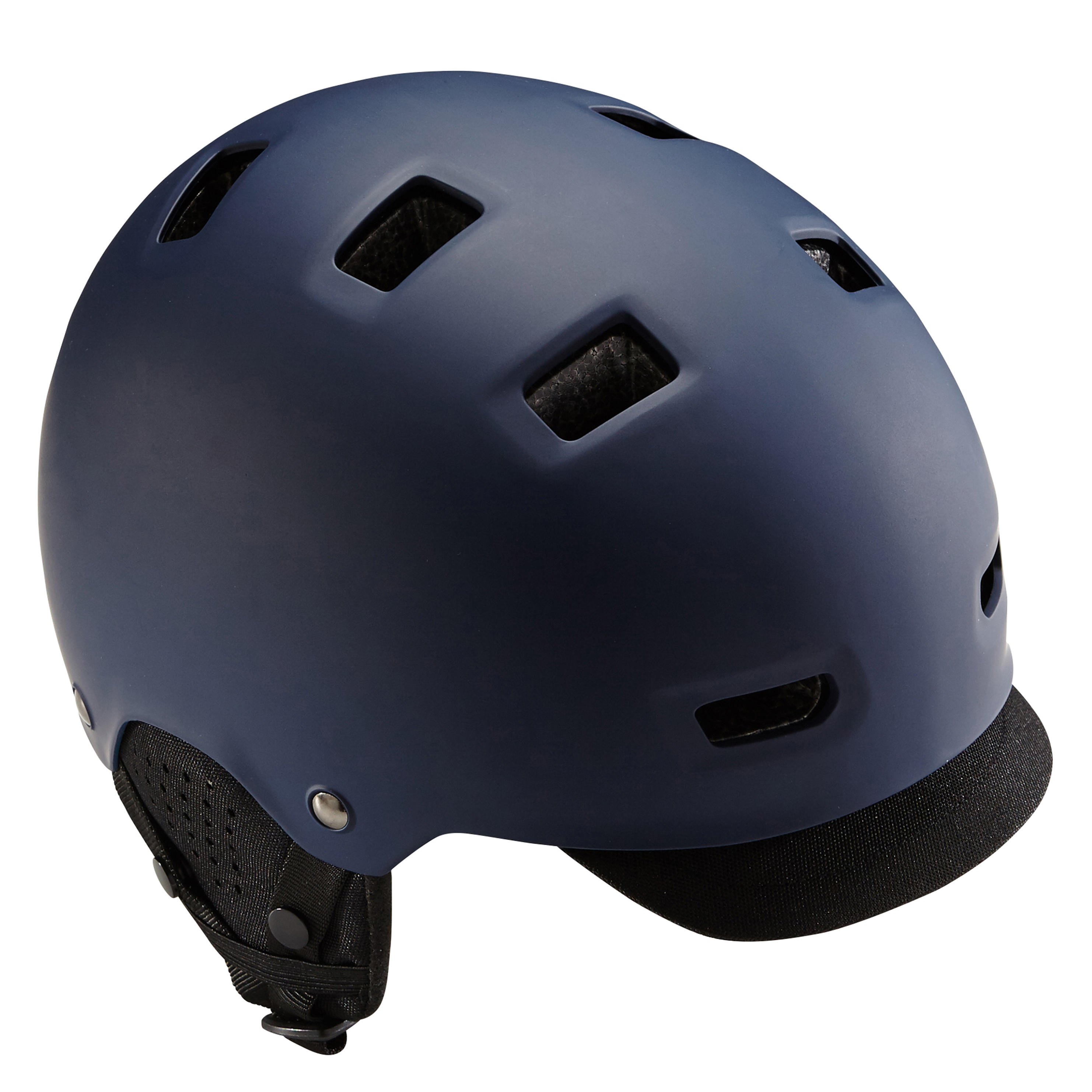 BTWIN 500 Cycling Bowl Helmet - Blue