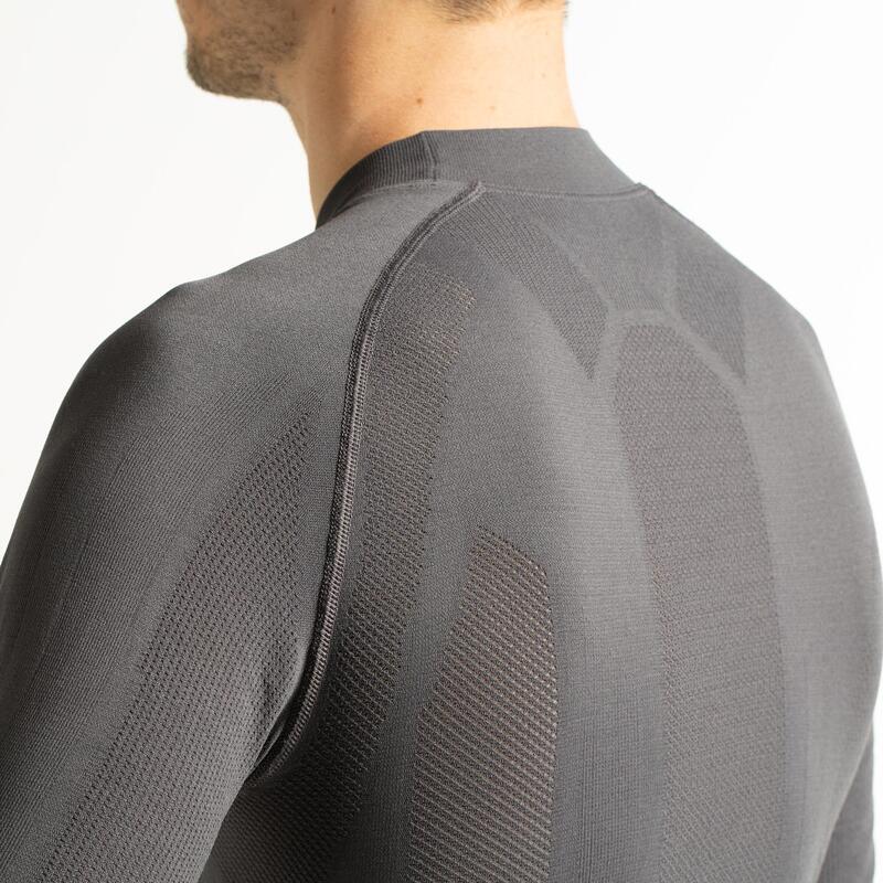 Camiseta térmica de ciclismo manga larga adulto frío extremo RoadR 920 negra