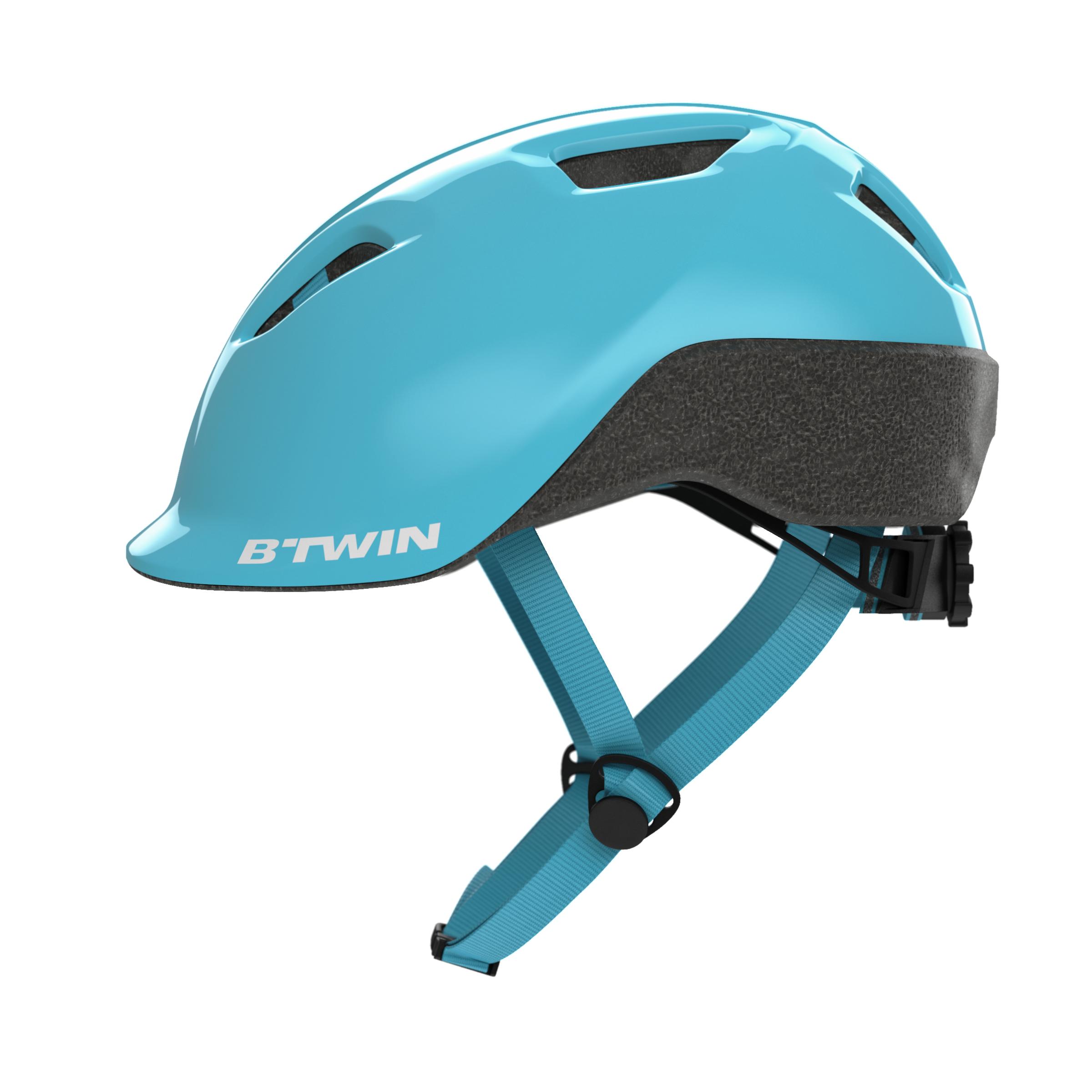 turquoise cycling helmet