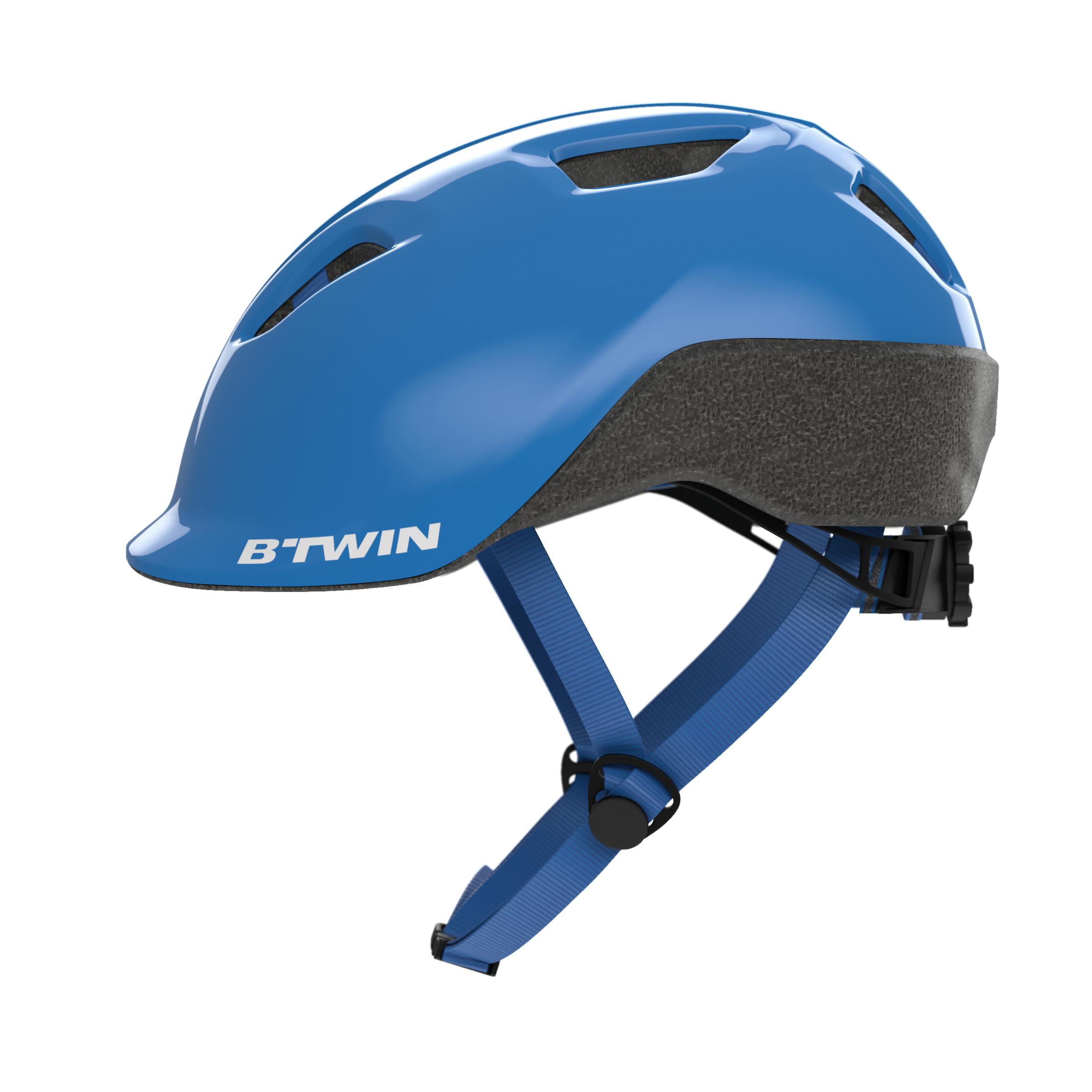 Kids Cycling Helmet 500 Blue BTWIN Decathlon