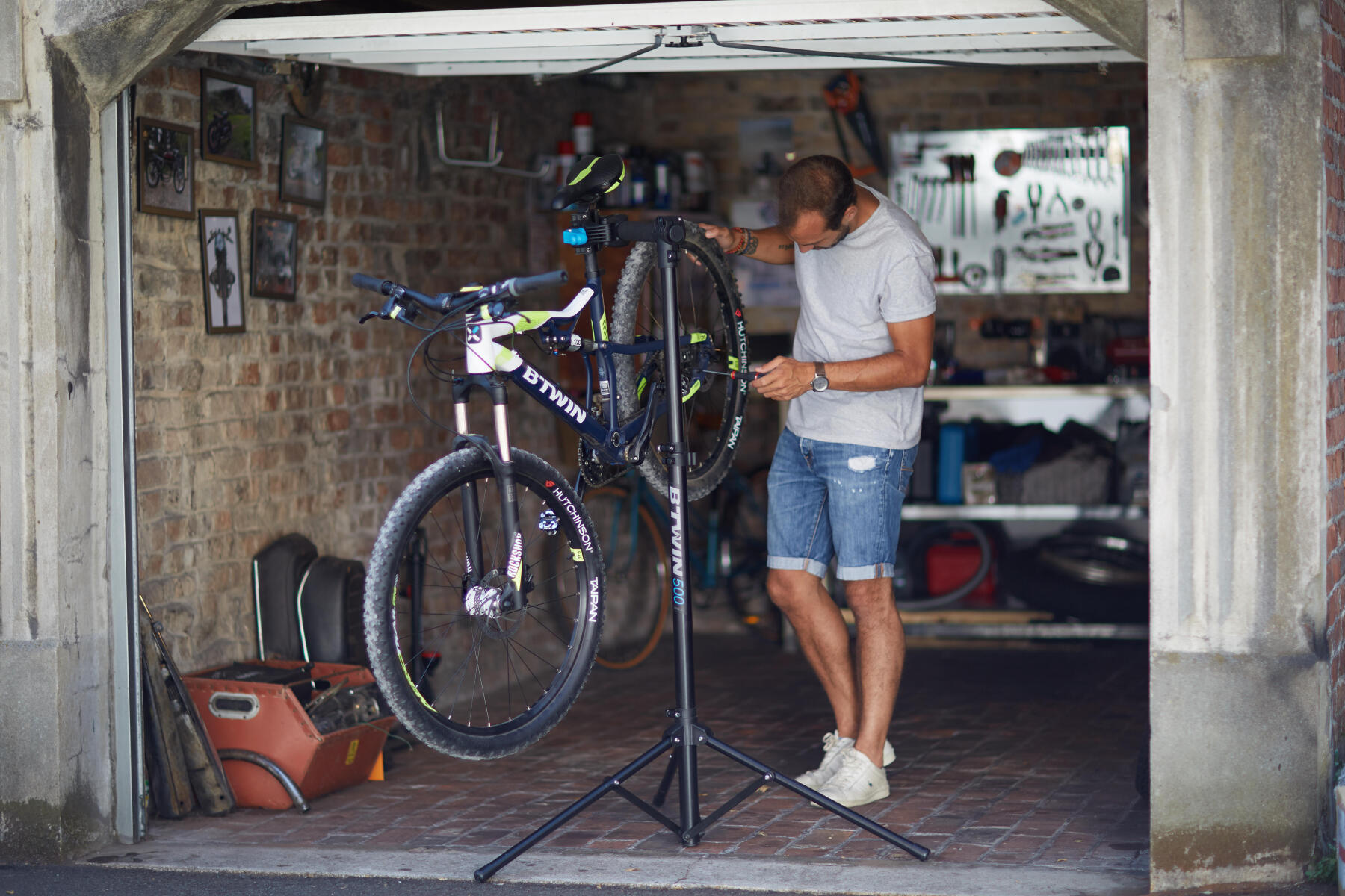 montagem bici em casa