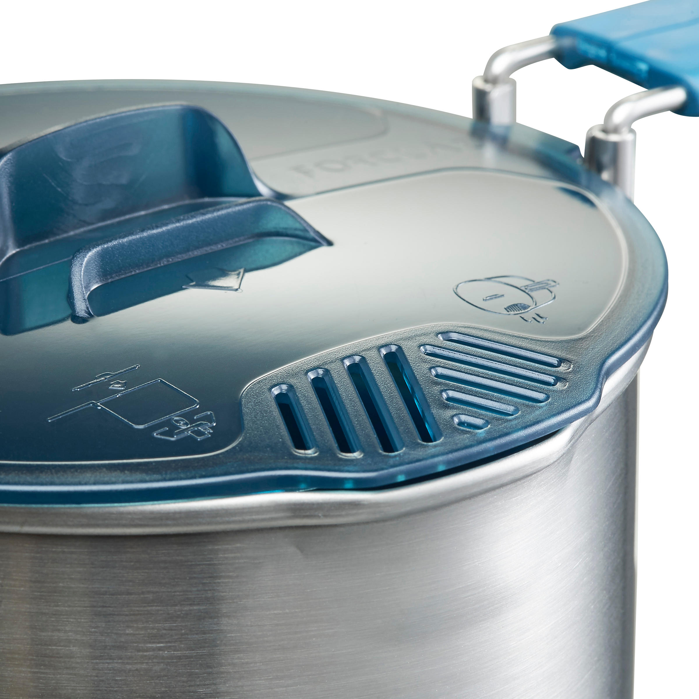 Stainless Steel Hiking Cook Set - MT 500 - FORCLAZ