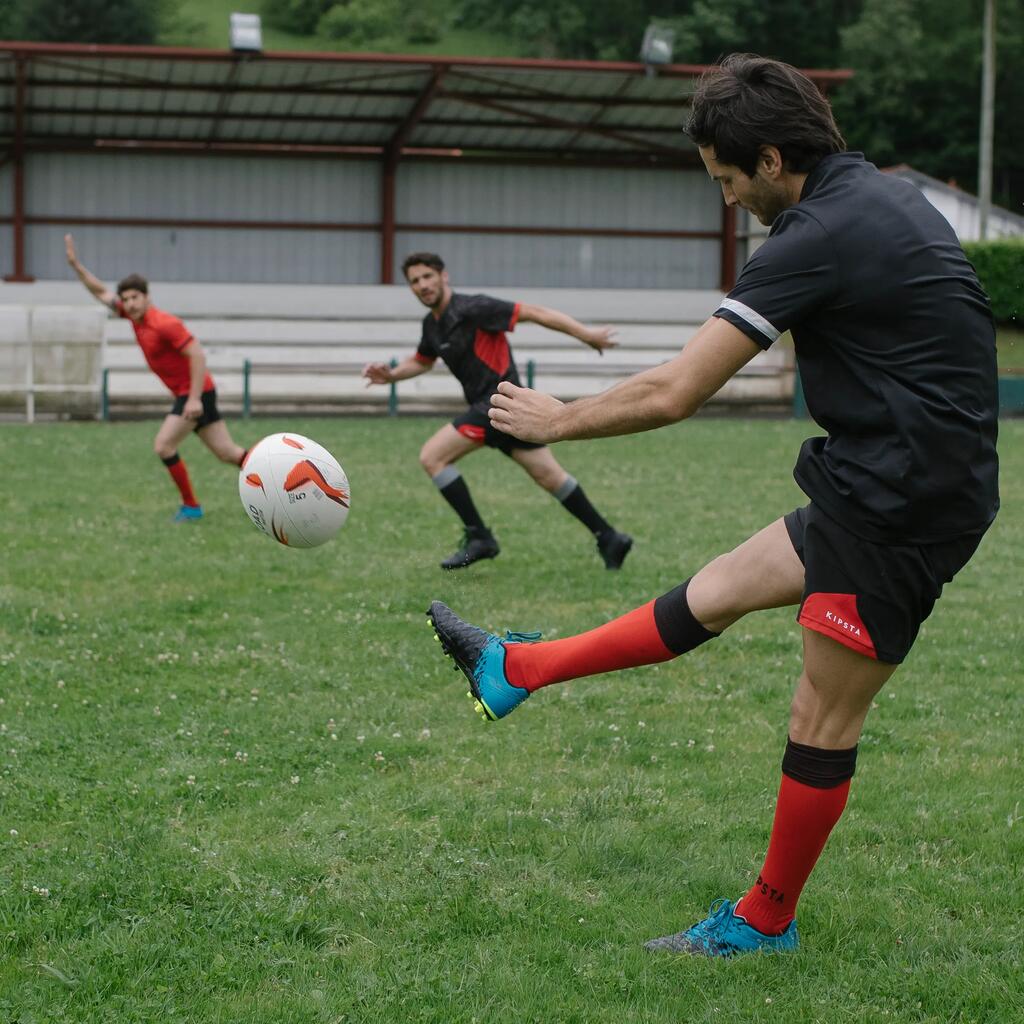 Men's Rugby Shorts R500 - Black/Red