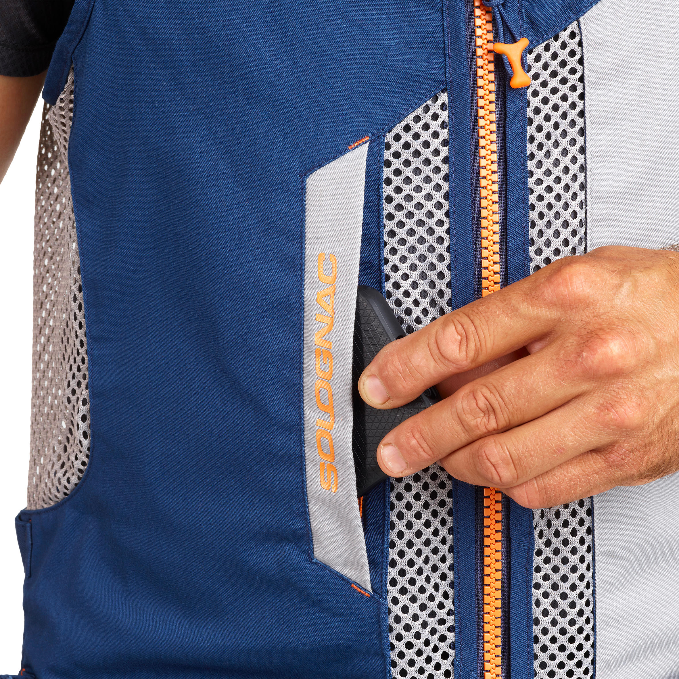 GILET BALL TRAP 500 BLEU Maroc achat en ligne Decathlon
