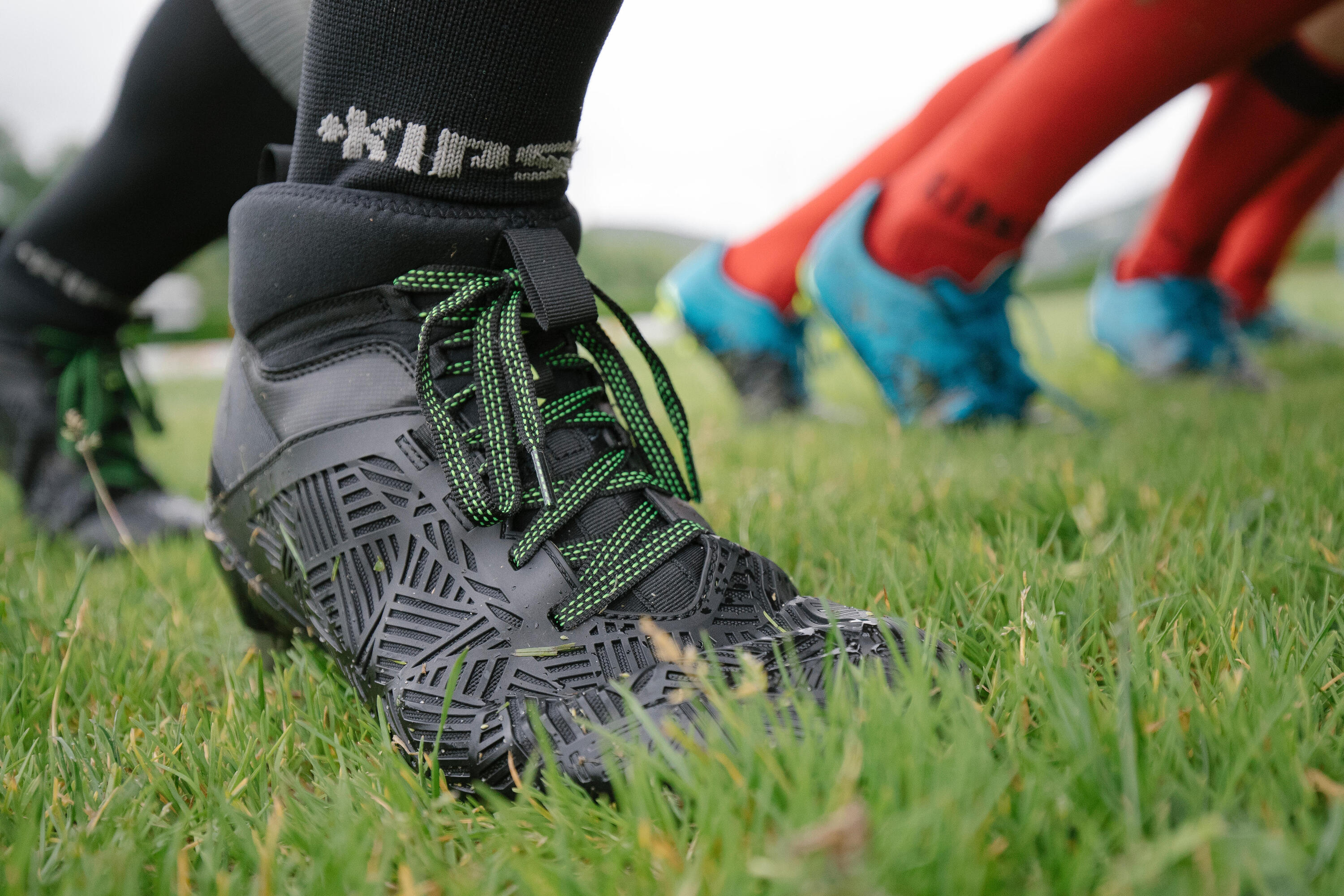 Botas de Rugby Offload Density R900 SG taco aluminio adulto negro 11/11