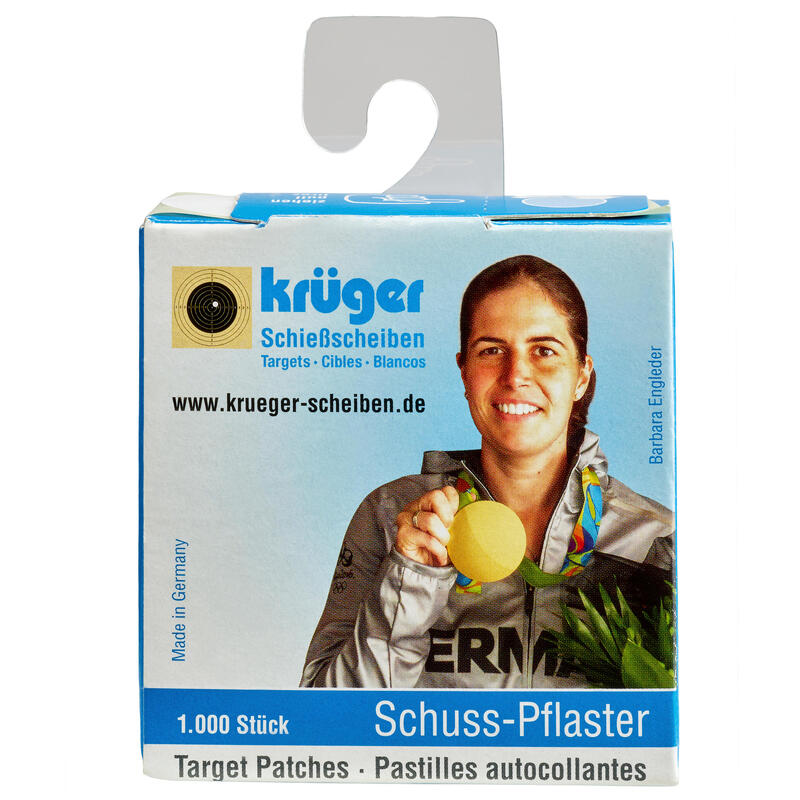 Parches Diana Tiro Deportivo Kruger Color Blanco 19mm