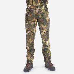 Pantalón De Caza Hombre Solognac 900 Silencioso Transpirable Camuflaje Sigilo