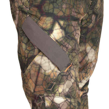 Hunting Silent Breathable Trousers 900 - Furtiv Camouflage