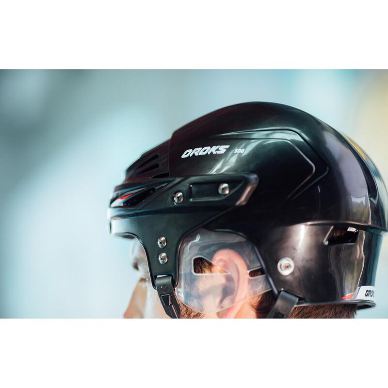 CASQUE HOCKEY IH 500 JR NOIR