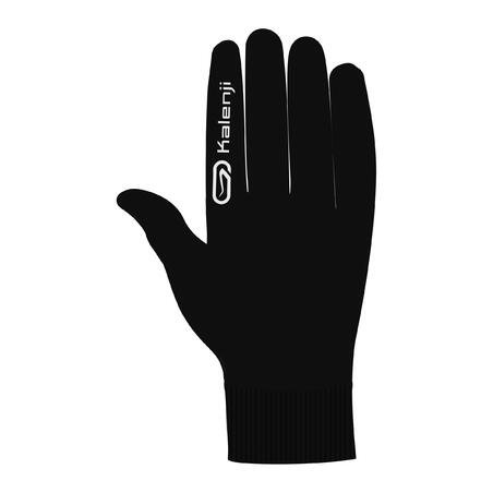 Дитячі рукавиці для легкої атлетики, безшовні - Чорні