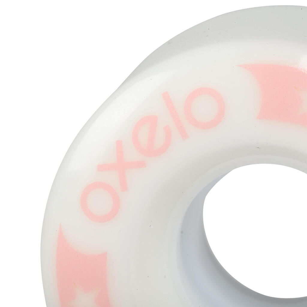 4 Ruedas Patines Quad Artístico Blanco 54 mm 85 A