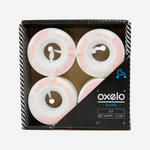 Oxelo Wielen voor kunstrolschaatsen 54 mm wit 4 stuks