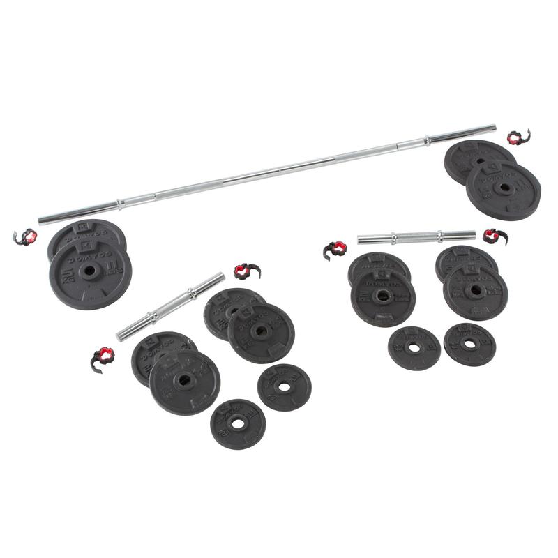 Weight Training Dumbbells and Bars Kit 