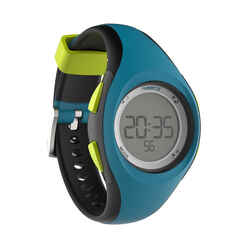 W200 S women's running stopwatch - Blue and Black