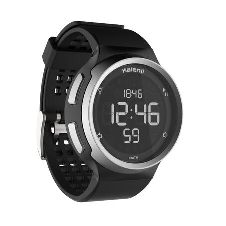 Reloj Deportivo  para correr con cronómetro W900 negro con pantalla reverse