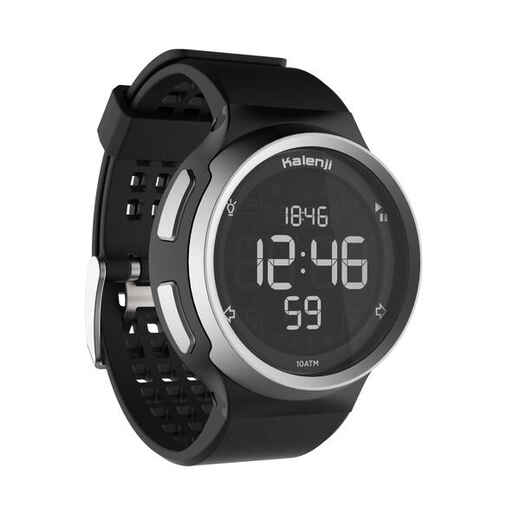 
      W900 men's running stopwatch reverse screen - Black
  