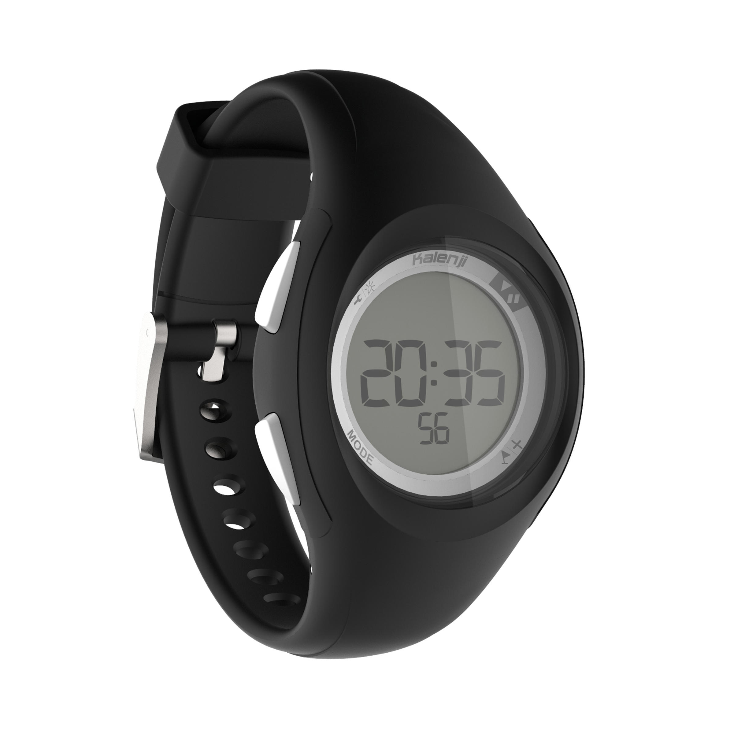 Reloj cronómetro de running para mujer W200 S negro - Decathlon
