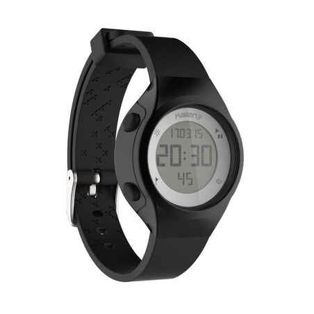 ساعة رقمية رياضية W500 S Swip للسيدات والأطفال - سوداء