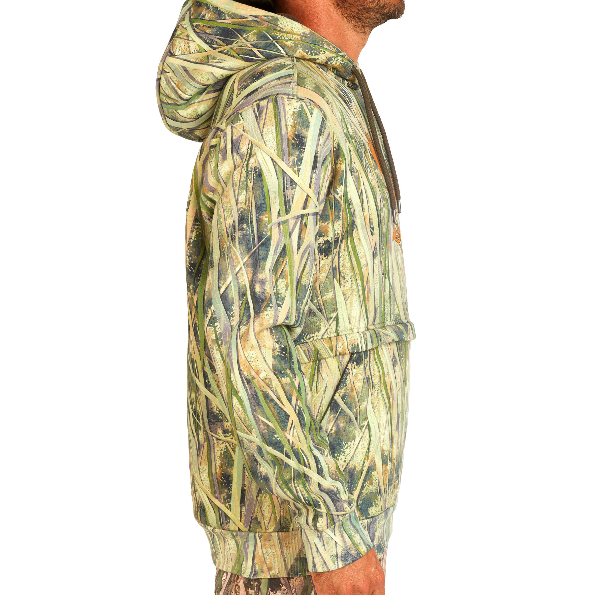 500 Hooded Hunting Sweatshirt - Wetlands Camo 6/11