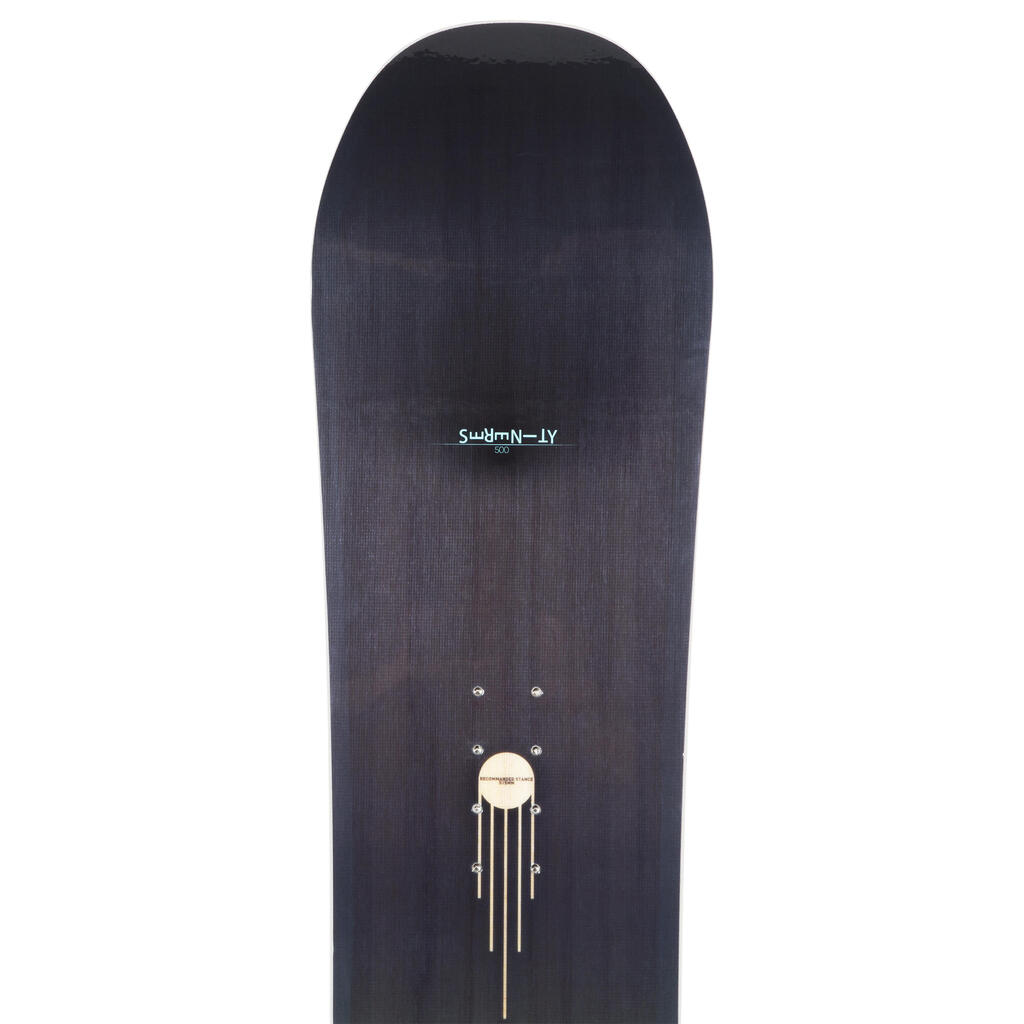 Women's mountain & freeride snowboard - Allroad 500 white/blue